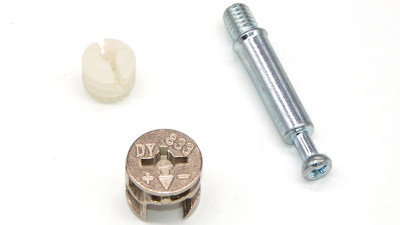 淺析家具螺絲中的三合一連接件